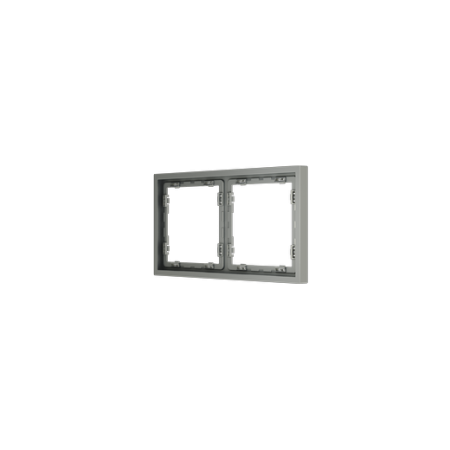 Рамка пластиковая Voltum S70 на 2 поста, (сталь)