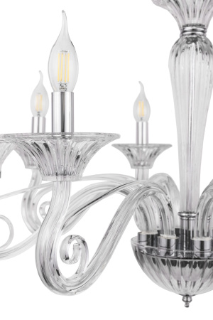 Люстра 8*E14 40Вт Прозрачный IP20 Acqua DIA010PL-08TR Maytoni