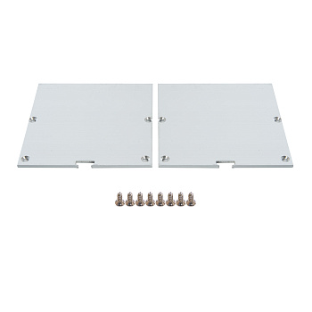 Профиль алюминиевый накладной/подвесной с отсеком для БП, серебро, CAB265