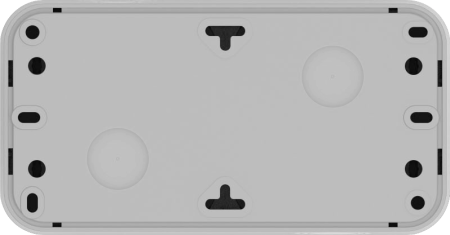 Donel W55 Розетка 2-я с защ.крышк., 2К+З., накладная, серый, IP55, серия (тип) DIP55