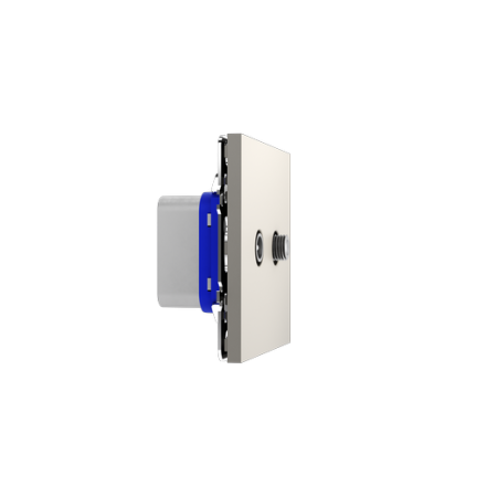 Розетка телевизионная встраиваемая Voltum S70 оконечная TV+SAT, (кашемир)