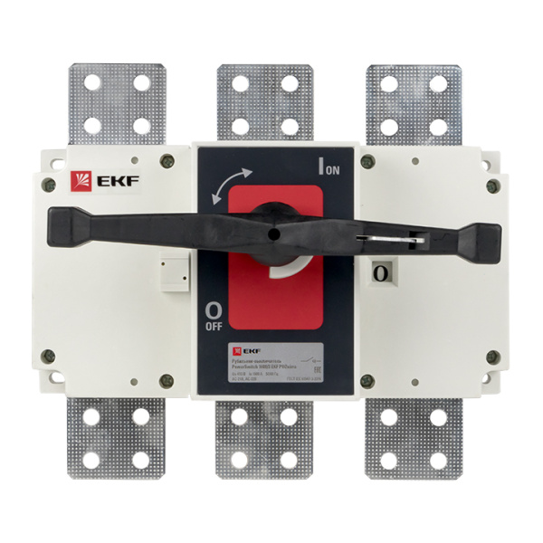 Рубильник-выключатель 1600A 3П c рукояткой управления для прямой установки PowerSwitch PROxima EKF