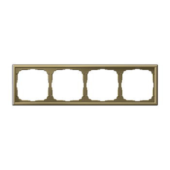 ARTGALLERY 4-постовая РАМКА, ЗОЛОТО Systeme Electric