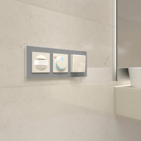 Датчик движения (слоновая кость) СУ IP20 Werkel