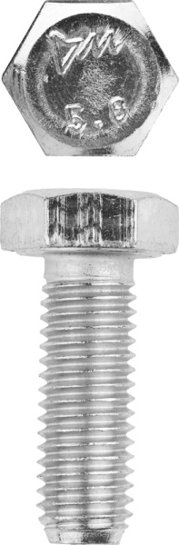 Болт ГОСТ 7798-70, M12 x 35 мм, 5 кг, кл. пр. 5.8, оцинкованный, ЗУБР