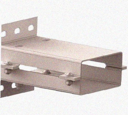 Лоток присоединительный ЛПС 100х80 УТ1,5 оцинкованный лист, S2,0