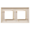 Рамка "Avanti", "Ванильная дымка", 2 поста (4 мод.) DKC