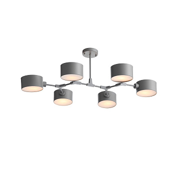 Люстра потолочная Серый/Серый E14 6*60Вт SLE183702-06 EVOLUCE