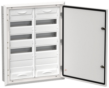 Корпус металлический ЩРв-96 (2х48) 755х625х130мм IP31 белый (одна дверь) TITAN 5 IEK