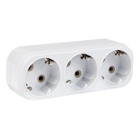 Разветвитель 3 гн, с/з плоский 16А 250B PROxima EKF