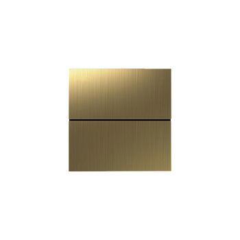 Donel Сенсорный кнопочный модуль KNX, 2/4 группы, матовое золото. Серия устройств: DKNX