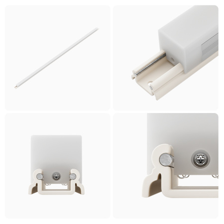 07-13 Светильник светодиодный модульный в комплекте с шинопроводом, 24В,15Вт,1200Лм,4000K, крепеж - клипса, размер светильника: 1000*20*19mm, длина ши