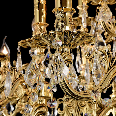 Люстра 30*E14 40Вт Золото IP20 Monica DIA882-PL-30-G Maytoni