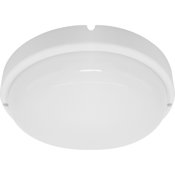 Св-к св/д пылевлагозащ.с акуст.датчиком, Feron AL3018 в пласт.корпусе 12W 4000K 220V IP65 белый