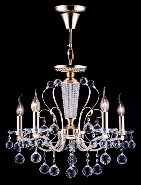 Люстра 5*E14 40Вт Золото IP20 Marlin FR1130-PL-05-G Freya