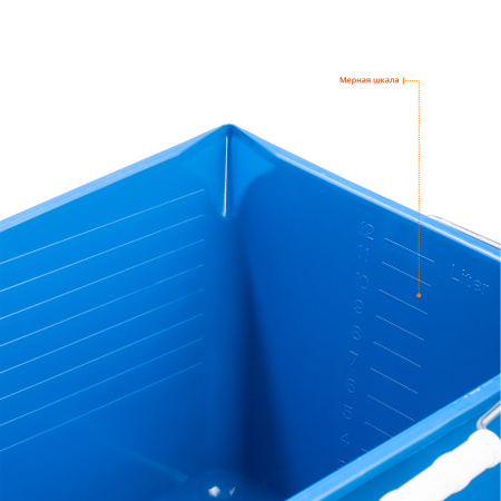 Малярное пластиковое ведро, 12 л, высокопрочное, Профи ЗУБР