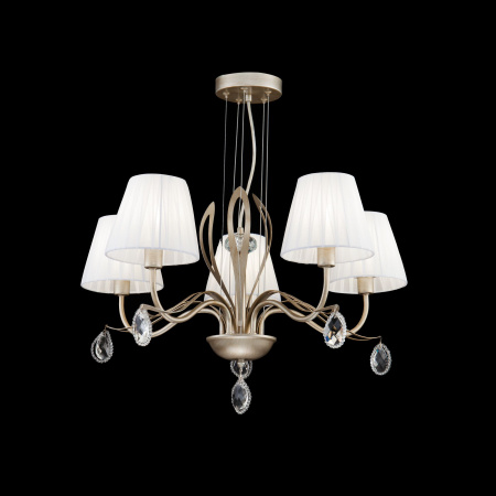 Люстра 5*E14 40Вт Серебро Антик IP20 Nicol FR2015PL-05S Freya