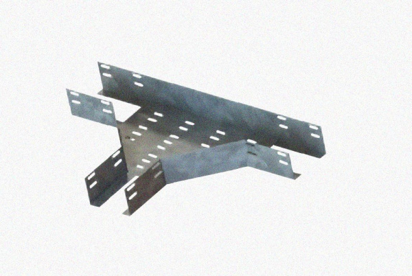 Лоток тройниковый перфорированный ОТ 100х80 УХЛ1, оцинкованный лист S1,0