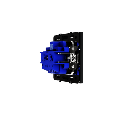Розетка встраиваемая Voltum S70 с заземлением и защитными шторками, 16А, (графит)