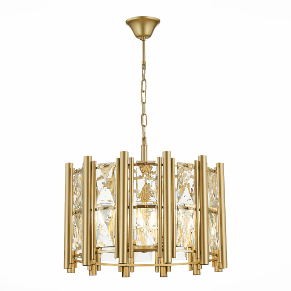 Люстра подвесная шампань/шампань, прозрачный E14 6*40Вт SL1623.203.06 ST LUCE