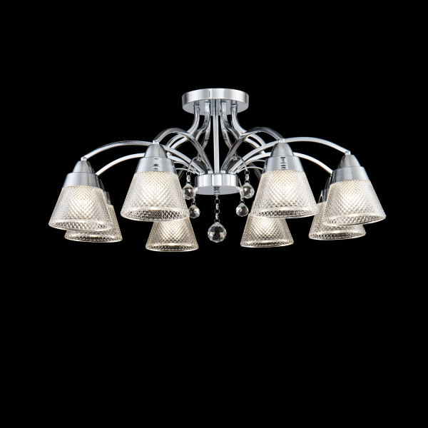 Люстра 8*E14 40Вт Хром IP20 Enrica FR2011CL-08CH Freya