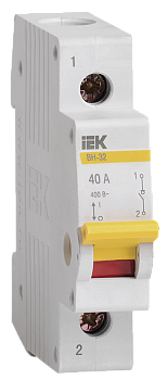 Выключатель нагрузки (мини-рубильник) ВН-32 1Р 40А IEK