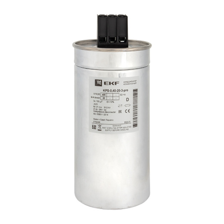 Конденсатор косинусный КПС-0,4-20-3 PRO EKF