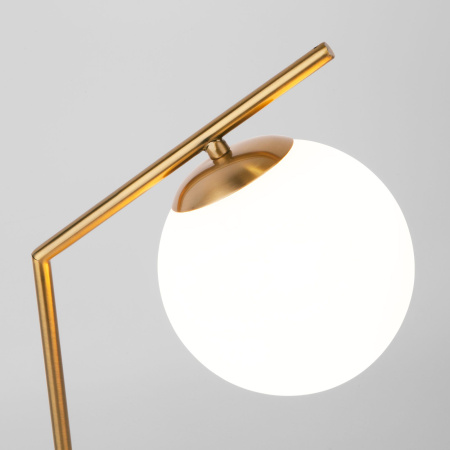 Настольная лампа с плафоном 1*E27 60Вт латунь IP20 Frost (01082/1 латунь) Eurosvet