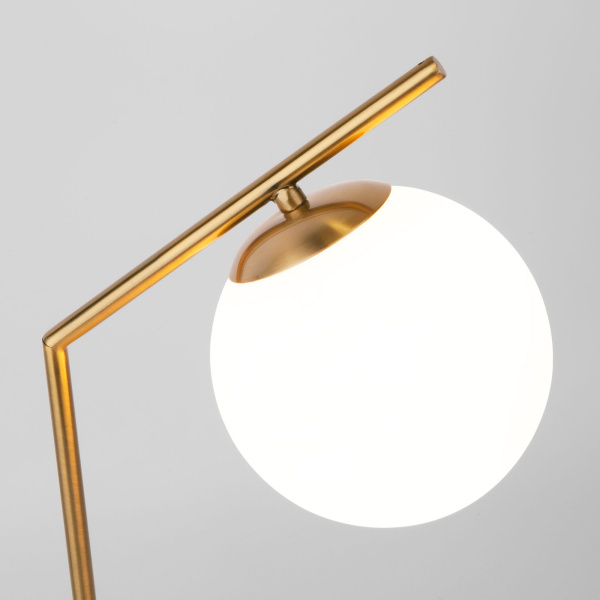 Настольная лампа с плафоном 1*E27 60Вт латунь IP20 Frost (01082/1 латунь) Eurosvet