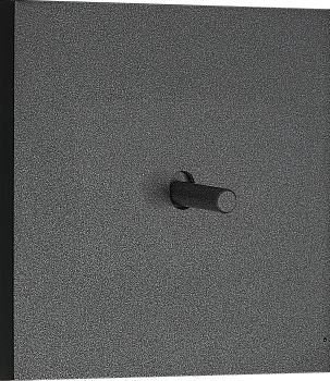 Donel N96 Переключатель на 1 тумблер, Цилиндр, 10AX 250V, Черный, серия DT