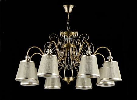 Потолочный светильник 8*E14 40Вт Бронза Антик IP20 Driana FR2405-PL-08-BZ Freya