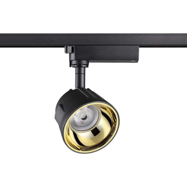 Св-к трековый IP20 LED 4000K 20W 100-265V черный/золото KNOF NOVOTECH