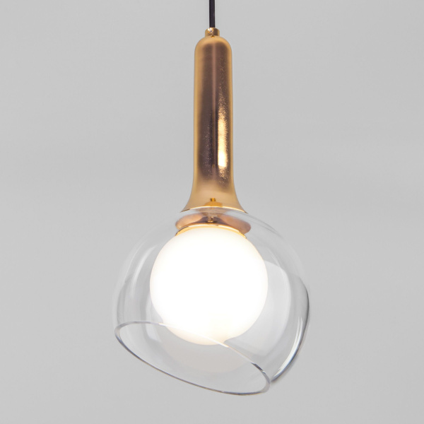 Подвесной светильник с плафоном 1*G9 7Вт золотой IP20 (50188/1 золото) Eurosvet