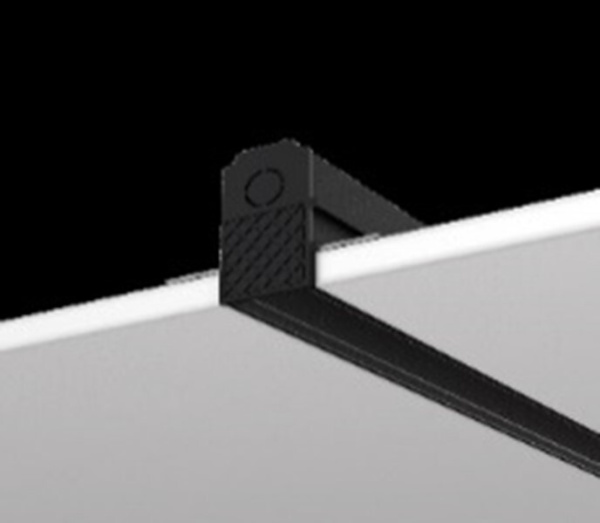 Шинопровод встраиваемый 1000мм Черный Magnetic track system Exility TRX034-421.12B Technical