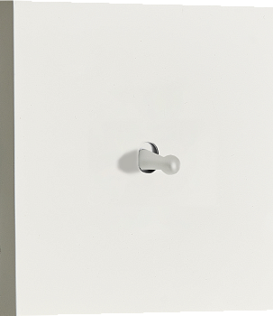 Donel N96 Переключатель на 1 тумблер, Каплевидный, 10AX 250V, Белый, серия DT