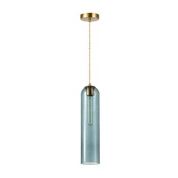 Подвес E27 60W 220V VOSTI золотой/синий ODEON LIGHT