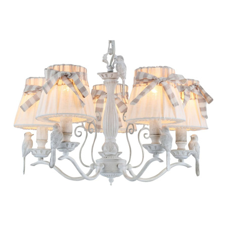 Люстра 5*E14 40Вт Белый Антик IP20 Bird ARM013-05-W Maytoni