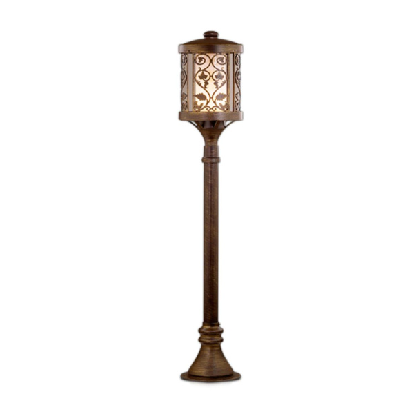 Уличный св-к 126см IP44 E27 100W 220V LAGRA патина коричневый ODEON LIGHT