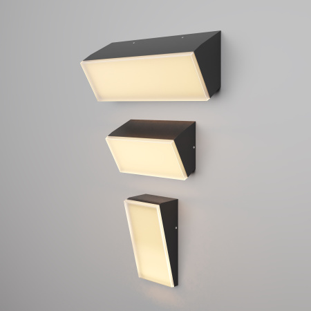 Настенный светильник (бра) 10Вт 3000К Графит IP54 Brick O436WL-L10GF3K Outdoor Maytoni