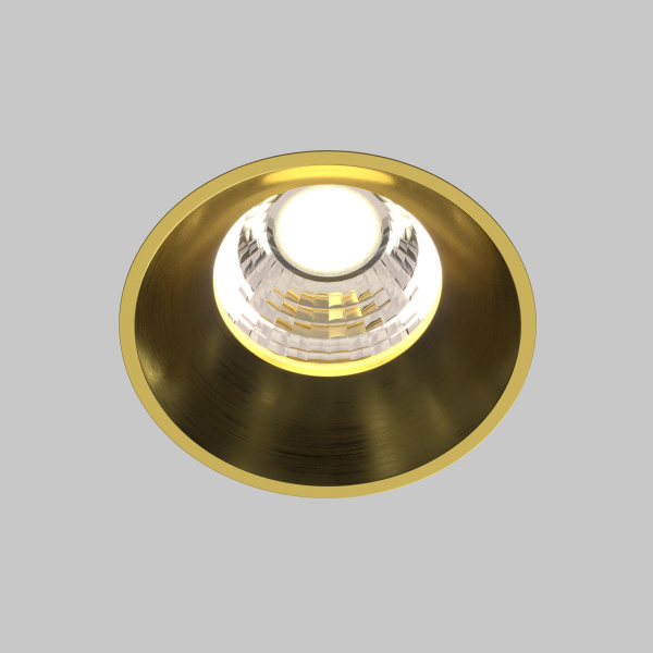 Встраиваемый светильник LED 7Вт Латунь IP20 Downlight DL058-7W4K-TRS-BS Technical Maytoni