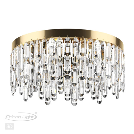 Люстра потолочная E14 6*40W DAKISA золотой/хрусталь ODEON LIGHT