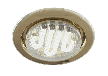 Встраиваемый светильник 1*GX53 15Вт Золото IP20 Metal Modern DL293-01-G Technical