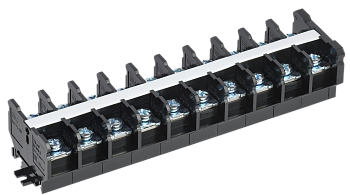 Блок зажимов наборный БЗН TK-100 25мм2 100А на DIN-рейку 10 пар IEK