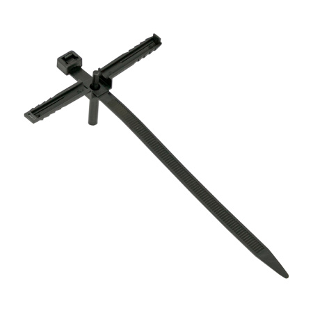 Хомут дюбельный черный (7х150) (50шт) PROxima EKF