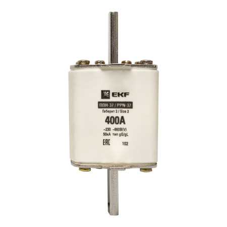 Плавкая вставка ППН-37 400/400А габарит 2 PROxima EKF