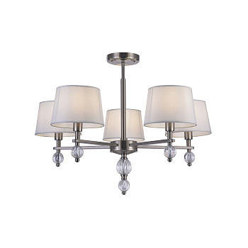 Люстра 5*E14 60Вт Никель IP20 Milena FR5679PL-05N Freya