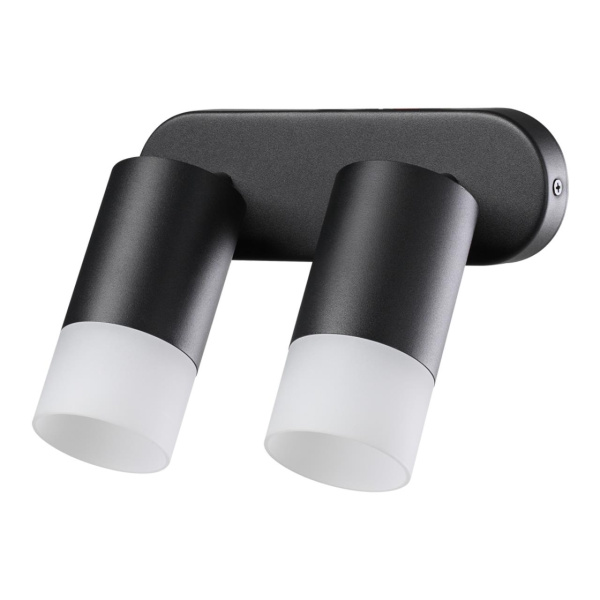 Св-к накл.IP20 GU10 9W 235V FLAX черный B NOVOTECH