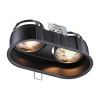 Св-к встр.IP20 GU10 2*50W 220V CLOUD черный NOVOTECH