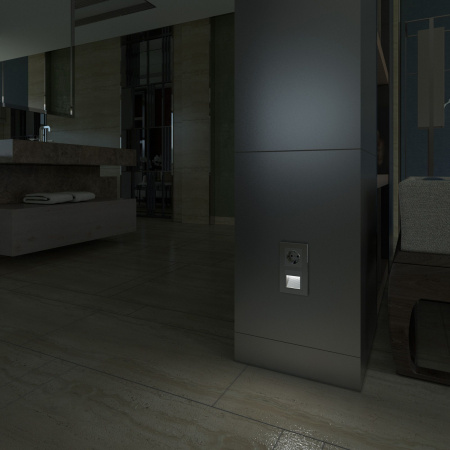 Встраиваемая LED подсветка (серебряный) B СУ IP20 Werkel