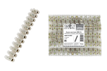 Зажим винтовой ЗВИ-10, полиэтилен 1,5-4,0 мм2, 12пар, Народный Зажим винтовой ЗВИ-10, полиэтилен 1,5-4,0 мм2, 12пар, Народный